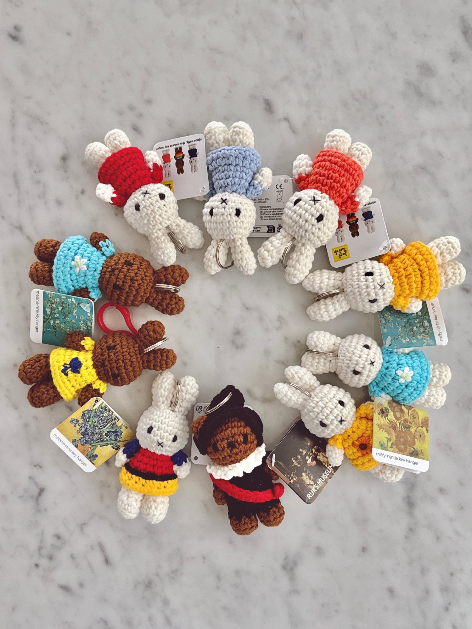 Just Dutch Miffy keychain backcharm