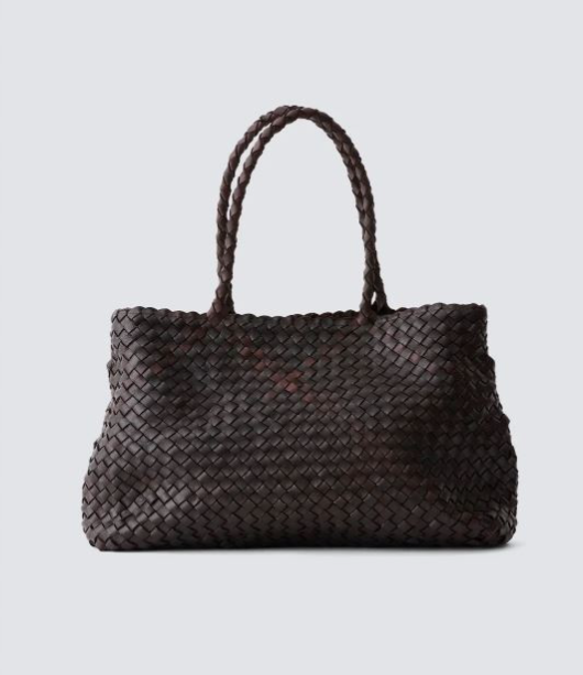 Vintage Mesh Tote DARK BROWN -Dragon Diffusion
