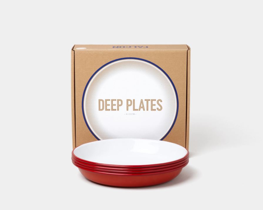 FALCON ENAMELWARE DEEP PLATES