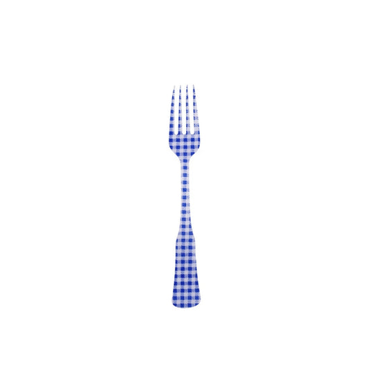 SABRE CHARM GINGHAM CAKE FORK (6 COLORS)